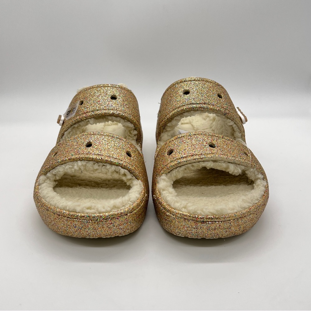 Crocs Classic Cozzzy Glitter Sandals - Picture 5 of 15